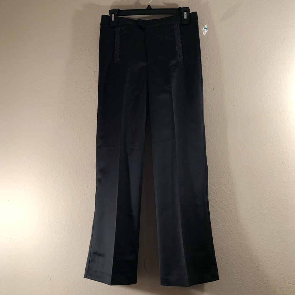 Girls La Piccola Danza Satin Tuxedo Dance Pants